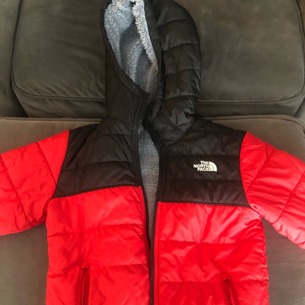 North Face winter coat reversible